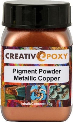 Pigment Pulver Copper 40g Metallic Effekt schnelllöslich Effektpigmentpulver