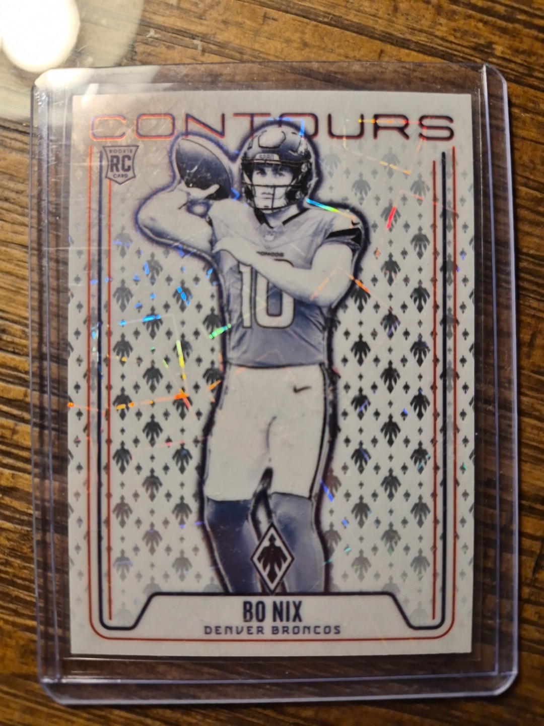 2024 Panini Phoenix - Contours Bo Nix #CON-BNX Lazer (RC)