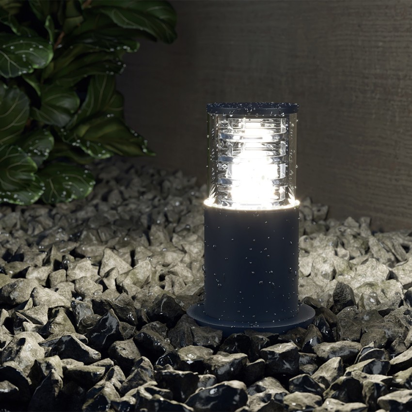 Borne lumineuse de jardin Bronx Maytoni cylindrique gris anthracite IP54 50cm