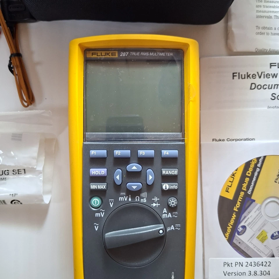 MSRP$1010.99 Fluke 287 True-RMS Electronics Logging Multimeter with TrendCapture - Image 3 of 4