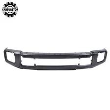 W/ Fog Light Holes BLK Split Front Bumper For Ford F250 F350 20-22 LC3Z17757FAPT