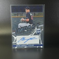 2023 Panini Elite Impact Impressions Justin Campbell Autograph Guardians