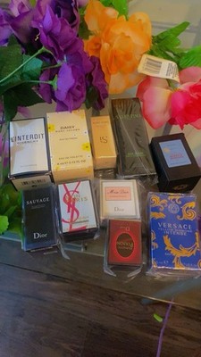 Lot 10pcs of Assorted Perfume Minis Dior, Marc Jacobs, Givenchy, YSL, Versace
