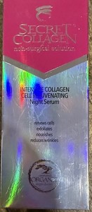 NEW Secret Collagen MSRP Intensive Collagen Cell Rejuvenating Night Serum SEALED