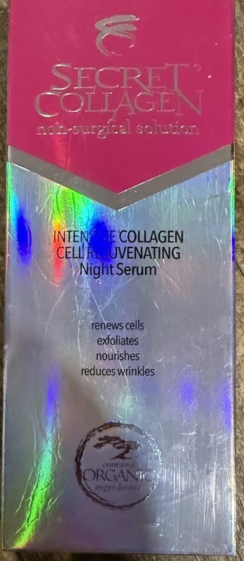 NEW Secret Collagen MSRP Intensive Collagen Cell Rejuvenating Night Serum SEALED