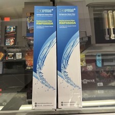 ICEPURE RWF0500A Refrigerator Water Filter Replacement -Lot of 2 - Free Ship