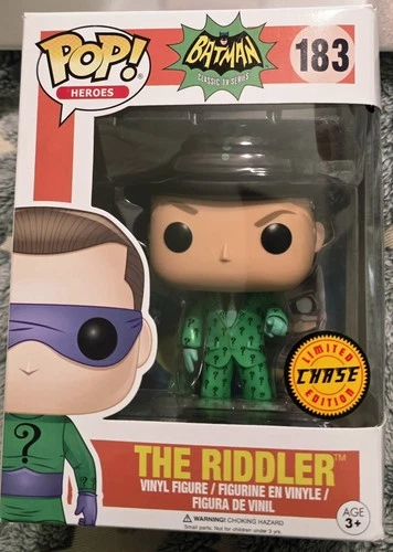Funko Pop! Heroes The Riddler #183 Chase Limited Edition Vinyl Figure Batman TV