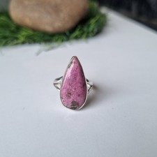 Natural Cobalto Calcite Ring 925 Sterling Silver Handmade Ring Gift her BT246