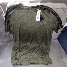 Adidas Men s Small Olive Tee Shirt, New With Tags.