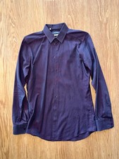 Mens Dolce and Gabbana Made In Italy Purple Long Sleeve 15.75 40R Dress Shirt