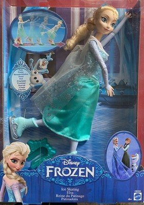 Mattel CBC63 Disney Frozen Elsa Ice Skating Schlittschuh Eiskönigin Neu + OVP