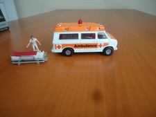 Vintage Corgi Chevrolet Van Ambulance w/Accessories Die Cast Replica