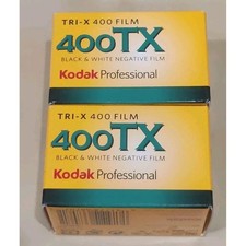 2 Kodak Professional 400TX Tri-X 400 Film 135-36 Black  White 24x36mm Exp 05/25