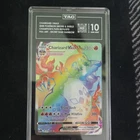 TAG 10 Pokemon Charizard VMAX 074/073 Champions Path Secret Rare Foil 2020