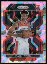 2021-22 Panini Prizm #299 Isaiah Todd Ice Washington Wizards Rookie