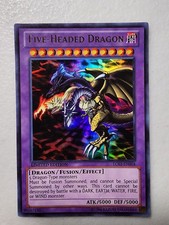 five headed dragon yugioh card price Five-Headed Dragon LC03-EN004 Legendary Collection 3: Yugi's World  Limited|Limited Edition for sale online