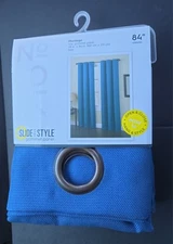 Slide And Style One Grommet Panel 84 In. Window Treatment