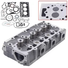 Complete Cylinder Head With Valves & Full Gasket Kit For Kubota RTV900 D902