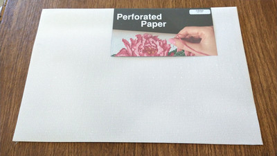 Yarn Tree Perforated Paper 14ct 2pc 12''x18'' White
