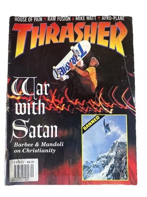 Thrasher Magazine Andy Roy Cover September 1994 Rare Skateboarding Mag Vintage