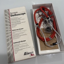 Pro Advantage P542212 Stethoscope, Nurse Rare Red Color NEW