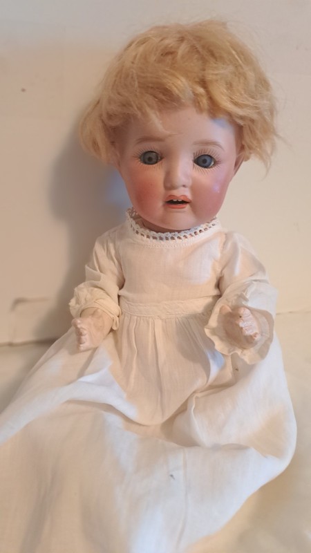 Antique Nippon Bisque Doll  - Very Cute!