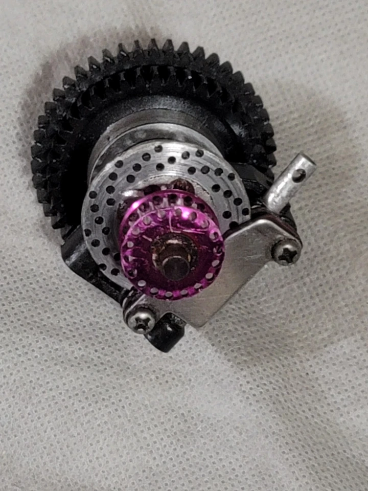 VINTAGE HPI SUPER NITRO RS4 NITRO MINI A911 2 SPEED TRANSMISSION AND ALUM PULLEY - Image 4 of 4