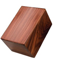 Small Rosewood Cremation Urn for Ashes   Wooden Keepsake Box for Sharing Rema...