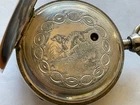waltham Watch Co model 57 15J 18s KW Ca 1869 pocket watch dog engraved slv cs