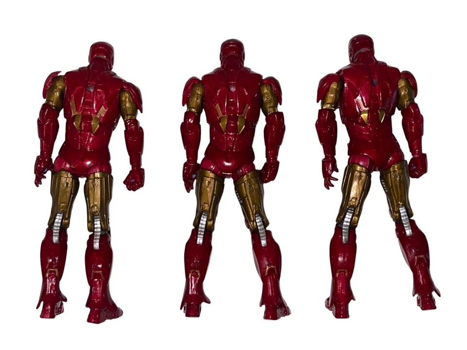 Lote de 3 figuras de acción Iron Man 2 Fury Of Combat/TRU Ex Iron Man Mark Vi 2010 4" Foto 2 de 4