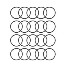 20 pezzi ricambio gomma nero o anelli paraolio rondelle 23x20x1,5mm