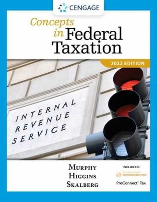 Concepts in Federal Taxation - Hardcover, by Murphy Kevin; Higgins - Very Good