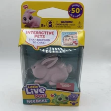 2024 Little Live Pets NeeDees PINKEE BUNNY Interactive Pets Collectible Toy