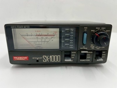 受信機 Diamond SX-1000 SWR & Power Meter DIAMOND Antenna SX-1000 Quad Band SWR Power Watt Meter Bench Top