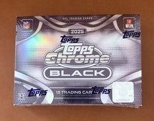 2025 Topps Chrome Black Football Hobby Box
