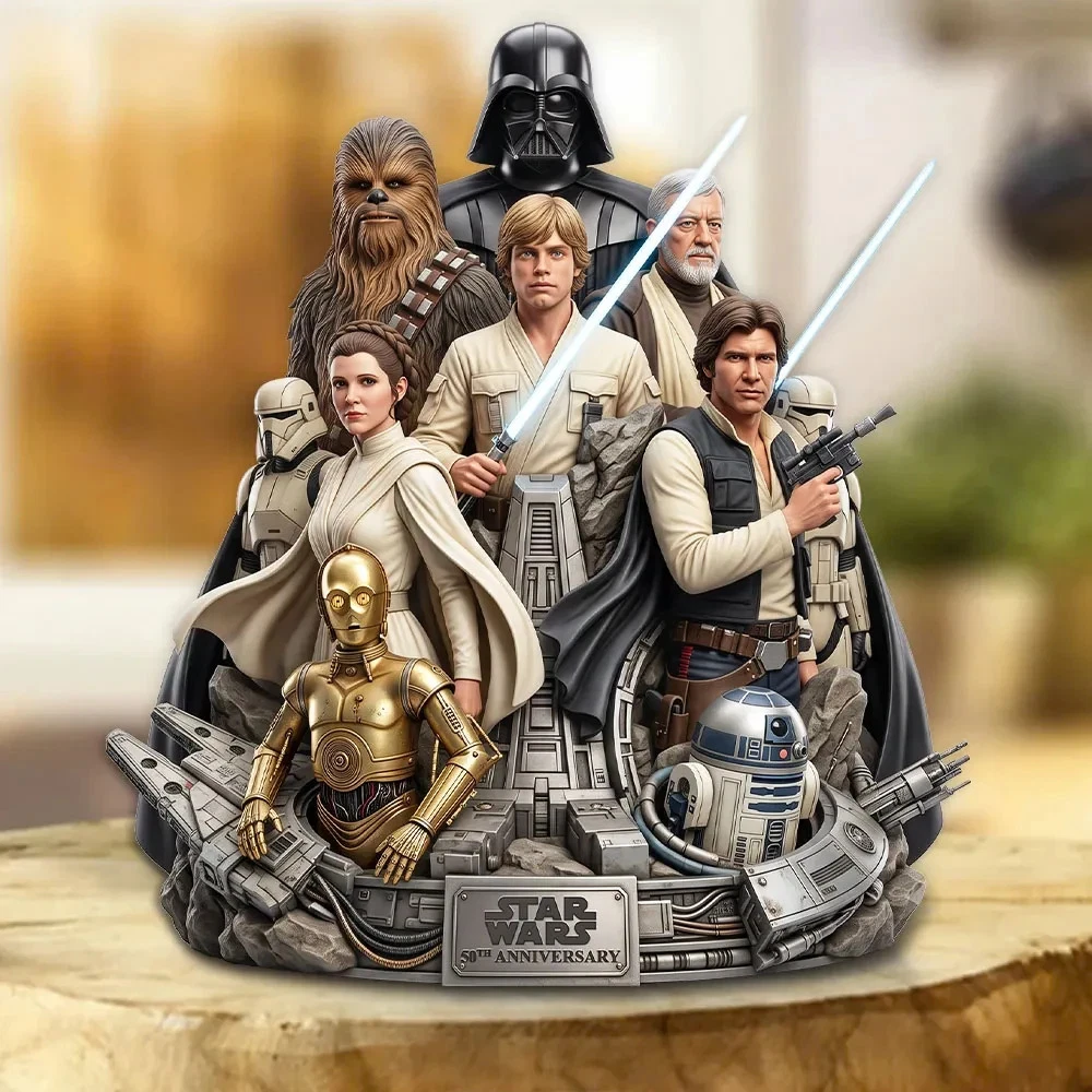 Star Wars 50th Anniversary Shape Acrylic Plaque