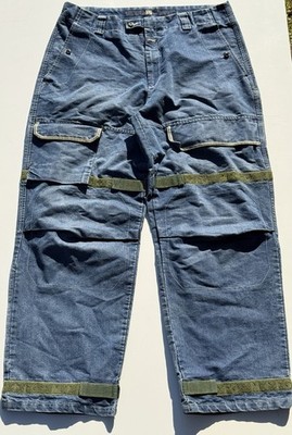 Vintage Marithe Francois Girbaud Cargo Denim Jeans Shuttle Tape M+FG size 40x32