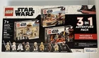 LEGO Star Wars: Super Pack (66674) New Sealed 3 In 1 Retired Set - 9 Minifigs