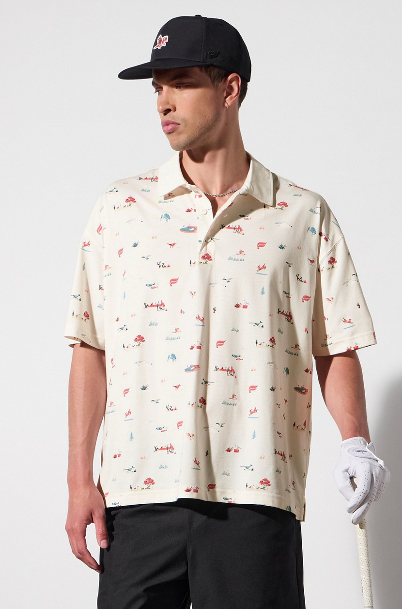 Fabletics x Malbon Golf Effortless Oversized Polo… - image 1