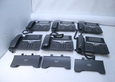  LOT OF 6 Cisco CP-8841 CP-8841 IP Office Phone w/ Handset  Stand   T7-A4