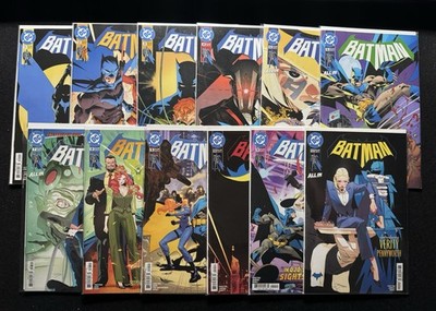 2025 DC Batman 1 2 3 4 5 6 7 8 9 10 11 12 Complete Run Set All 1st Print Lot NM