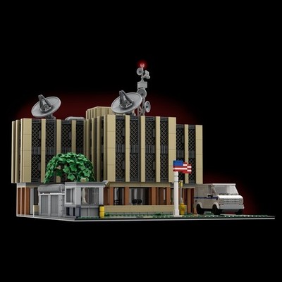 2737 Teiliges MOC Stranger Things Hawkings Nationales Labor