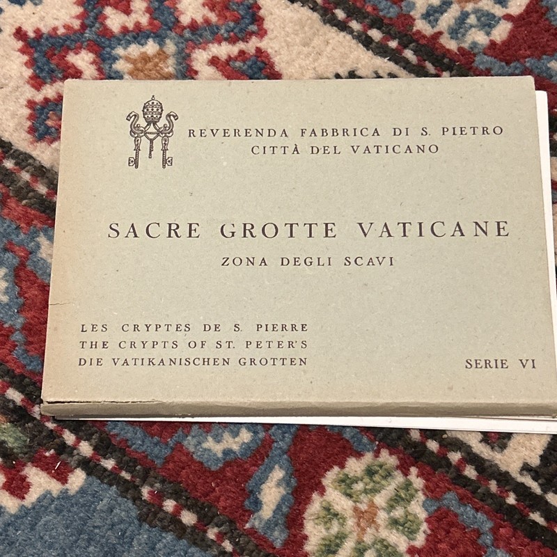 Cartoline Sacre Grotte Vaticane zona degli scavi serie VI