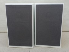B&W CM1 Bookshelf Speakers Pair Satin White Hi-Fi Excellent Tested TMB01 7.5/PC