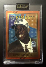 KEVIN GARNETT 1996 Topps Finest 1st Round Draft Picks Rookie Card #115. rookie card picture