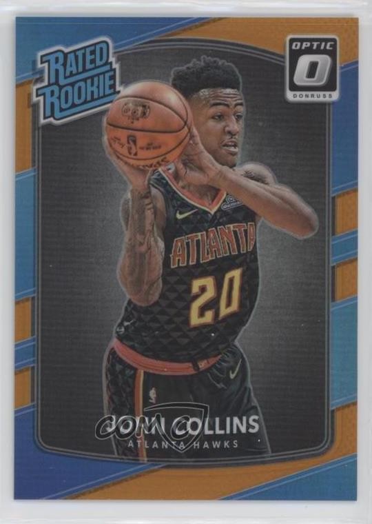 2017 Panini Donruss Optic Rated Rookie Orange Prizm /199 John Collins #182 1u6