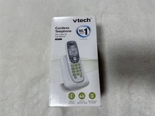 VTECH CS6114 DECT 6.0 CORDLESS PHONE W/ CALLER ID/CALL WAITING WHITE/GREY