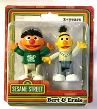 Just Play Sesame Street Friends 2 Pack Bert & Ernie 3" Posable Figures  NEW!!!!