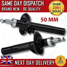 VW GOLF MK5 MK6 2003 2016 FRONT SUSPENSION SHOCK ABSORBERS SHOCKERS GAS X2 50MM
