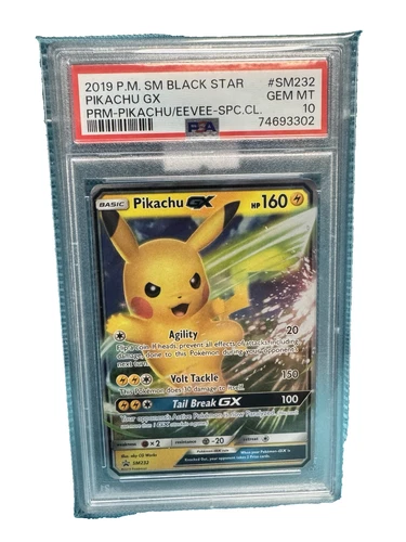 2019 Pokemon SM Black Star Promos Pikachu #SM232 PSA 10 GEM MINT